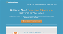 Desktop Screenshot of healtheducation.org